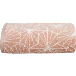 Allure Bath Fashions Geometric Bath Towel Pink (125x70cm)