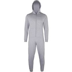 Colortone Comfy Co Plain All in One Onesie - Heather Grey