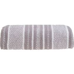 Allure Bath Fashions Stripe Bath Towel Grey (125x70cm)