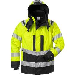 Fristads High Vis Airtech Class 3 4515 GTT Shell Jacket - High Vis Yellow/Black