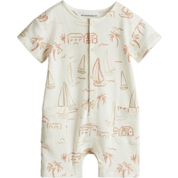 H&M Cotton Romper Suit - White