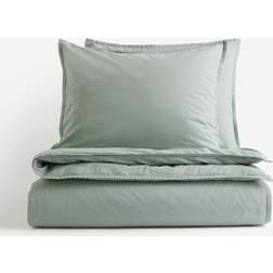 H&M Washed Duvet Cover Green (200x200cm)