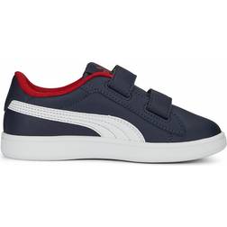 Puma Kids Smash 3.0 Trainers - Navy Blue/White