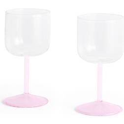 Hay Tint Light Pink Wine Glass 25cl 2pcs