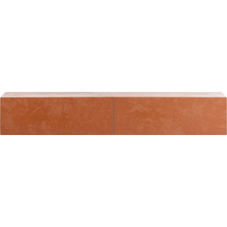 Beliani Gladstone Red TV Bench 180x30cm