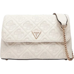 Guess Adelasia Embossed 4G Logo Crossbody - White