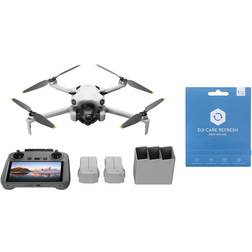 DJI Mini 4 Pro Fly More Combo with DJI RC 2 Remote Control Including Care Refresh 1 Year Protection Pack