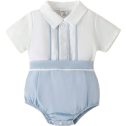 Shein Souflis Baby Boy's Elegant Gentleman Romper, Summer
