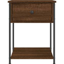 vidaXL 825851 Brown Oak Sängbord 45x44cm