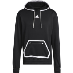 adidas Men's Team Issue Pullover Hoodie - Black/Mgh Solid Grey