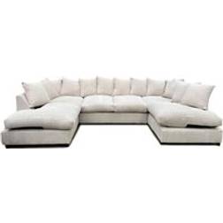 Furniture 786 Monaco Scatter Back 6 Seater U Shaped Corner Sofa