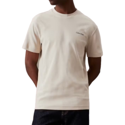 Calvin Klein Interlock T-Shirt - Stony Beige