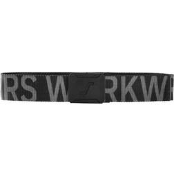Snickers Workwear Logo Belt - Black/Steel Grey