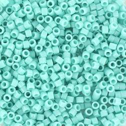 Krea Blå Glasperler Miyuki Delica Beads Sea Opal