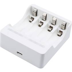 Andersson USB-C Batterioplader AA AAA Hvid