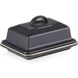 Le Creuset Stoneware Satin Black Butter Dish