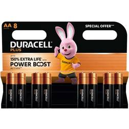 Duracell Plus Boost AA Batterier 8-Pak