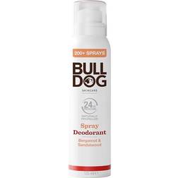 Bulldog Skincare Bergamot Sandalwood Spray Deodorant 125ml