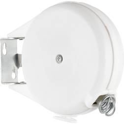 Clas Ohlson Utdragbar Tvättlina Utomhus Inomhus 12m White
