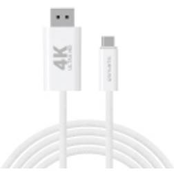 4smarts USB-C Till Displayport Kabel 2m