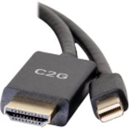 C2G 3ft Mini DisplayPort Male to HDMI Adapter Cable