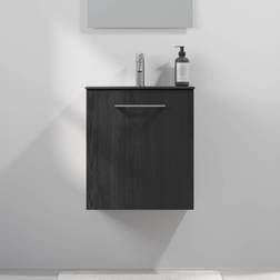 Bath Deluxe Horten Slimline Badrumsmöbel Svart Trä