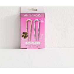 Brushworks Pack of 2 Metallic French Hair Pins