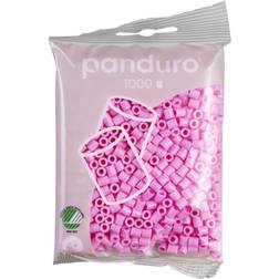 Panduro Rörpärlor Midi 1000 St Unicorn Rosa Ø5 mm