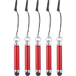 Uxcell 5pcs Metallic Stylus Pen Retractable Capacitive Pens