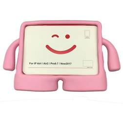 OEM 3D Cartoon Fodral Barn iPad 9.7 Air 2 Rosa