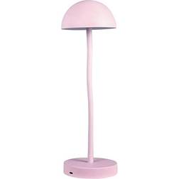 Dyberg Larsen Fonzy LED Mat Pink H 38 cm Bordlampe