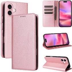 GANGXUN iPhone 16 Flip Case Pu Leather Card Slot