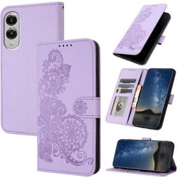 GANGXUN Flip Case for Galaxy S25 Edge Pu Leather