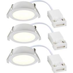 Nordlux Olea Indbygningsspot 3 Stk Ø8.5 cm Hvid Spotlight