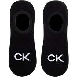 Calvin Klein Logo Invisible Socks 2-pack - Black