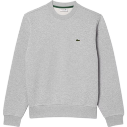 Lacoste Men's Fleece Crew Neck Sweatshirt - Grey Chine