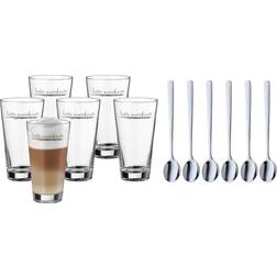 WMF clever & more latte macchiato Milchkaffee-Glas 28cl 12Stk.