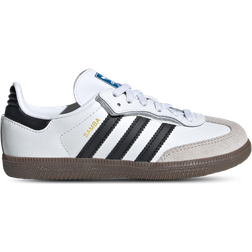 adidas Samba OG Comfort Closure Elastic Lace Shoes - Beige/Negro/Gum