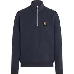 Belstaff Quarter Zip Sweatshirt - Dark Ink