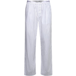 Calvin Klein Cotton Poplin Sleep Pants - Steady Stripe Grisaille