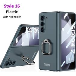 BOSHENG Style16 Green Tempered Glass Case For Z Fold5