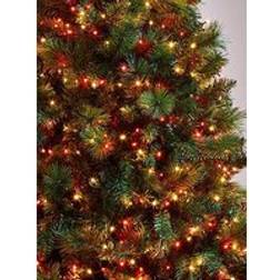 Festive 600 Winter Wishes Red White Firefly Christmas Tree Light