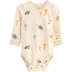 Lindex Long-Sleeved Bodysuit - Light Beige