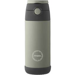 AYA&IDA Kids Straw Drikkeflaske 350ml Tropical Green