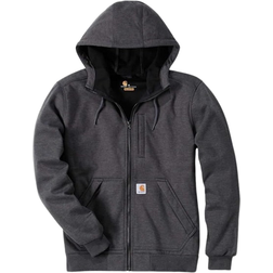 Carhartt Wind Fighter Relaxed Fit Midweight Full Zip Sweatshirt - Carbon Heather