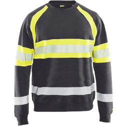 Blåkläder 3359 Hi-Vis Sweater - Mid Grey/Yellow