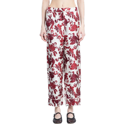 'S Max Mara Leda Trousers - Red/White