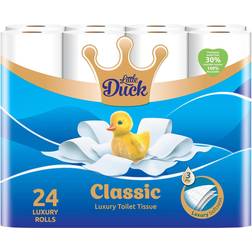 Little Duck Classic Luxury Toilet Tissue 24 Rolls
