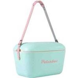 Polarbox Retro 20L Cool Box - Cyan-Baby Rose