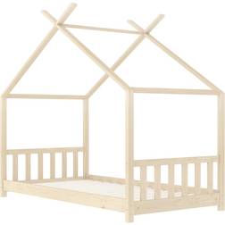 vidaXL Kinderbedframe Massief Grenenhout 70x140 cm